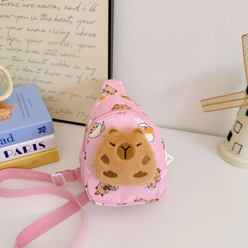 Bolso Infantil con Pin Capibara 2-006