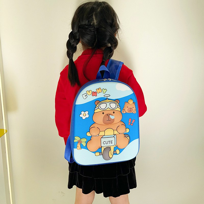 Mochila Infantil de Capibara 3D -2-009