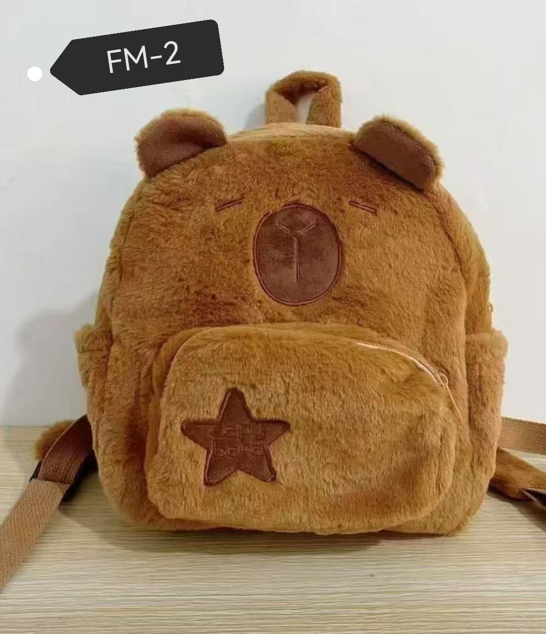 Mochila de Peluche Kapibara (Modelo FM-2) 4.0