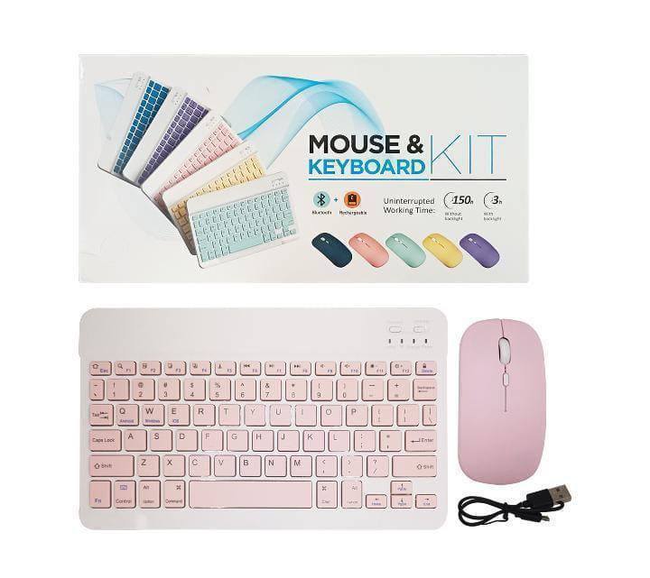 Kit Teclado y Mouse Inalámbrico (Bluetooth) 8.0 TECNOLOGIA