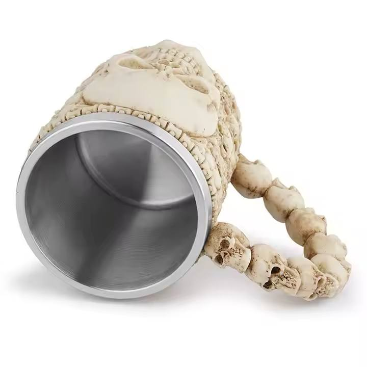 Vaso de Calavera de Acero Inoxidable M003 8.0 COLECCIONABLE