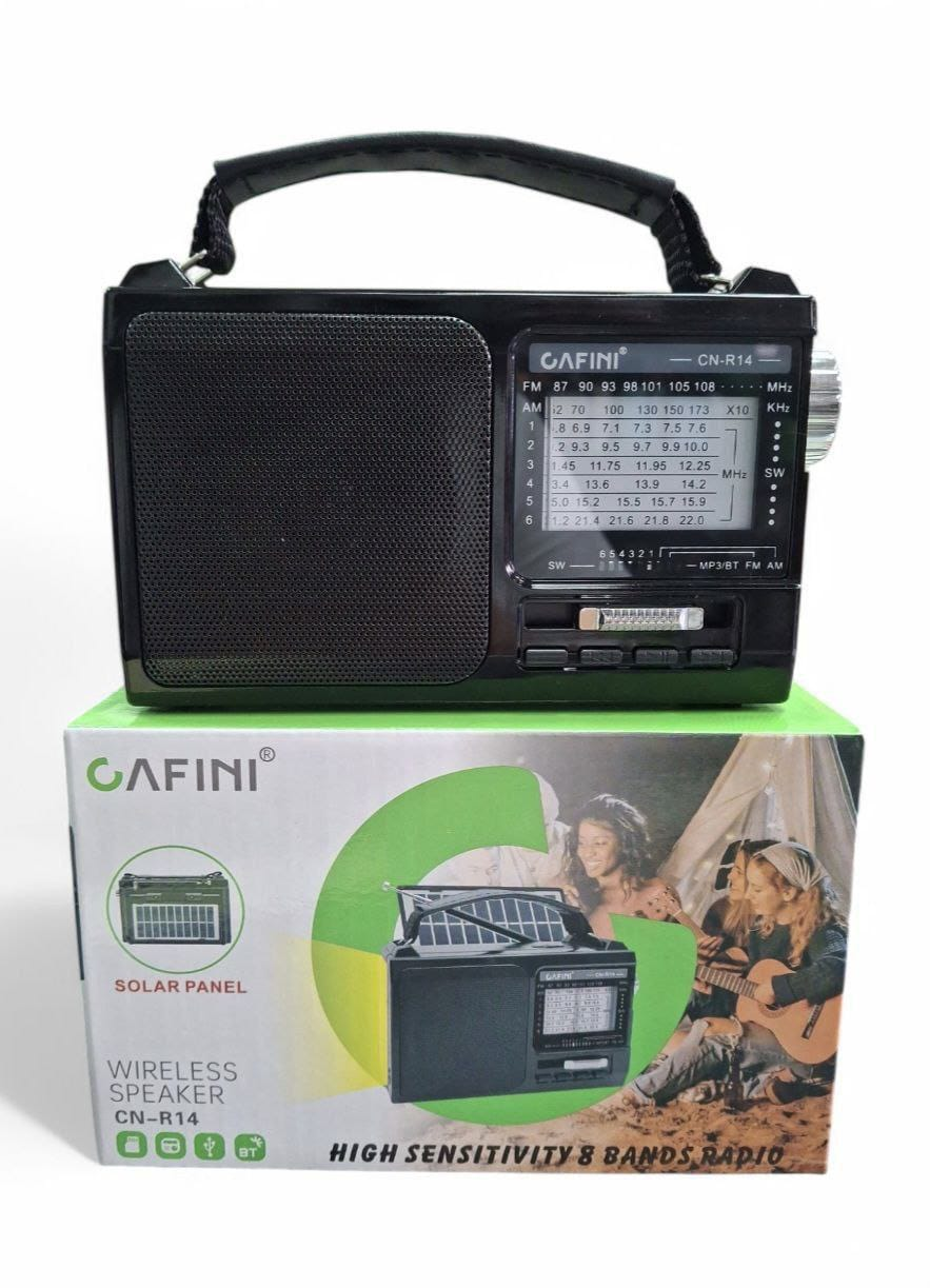 Radio Multibanda con Energía Solar - Modelo R14 10.0 HOGAR