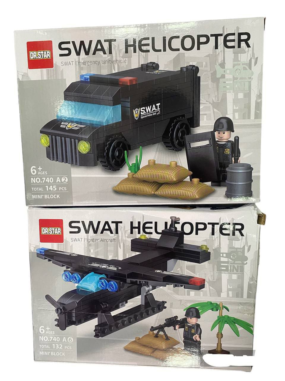 Set de Construcción "SWAT Helicóptero" - Modelo LCX-740A 10.0 JUGUETES