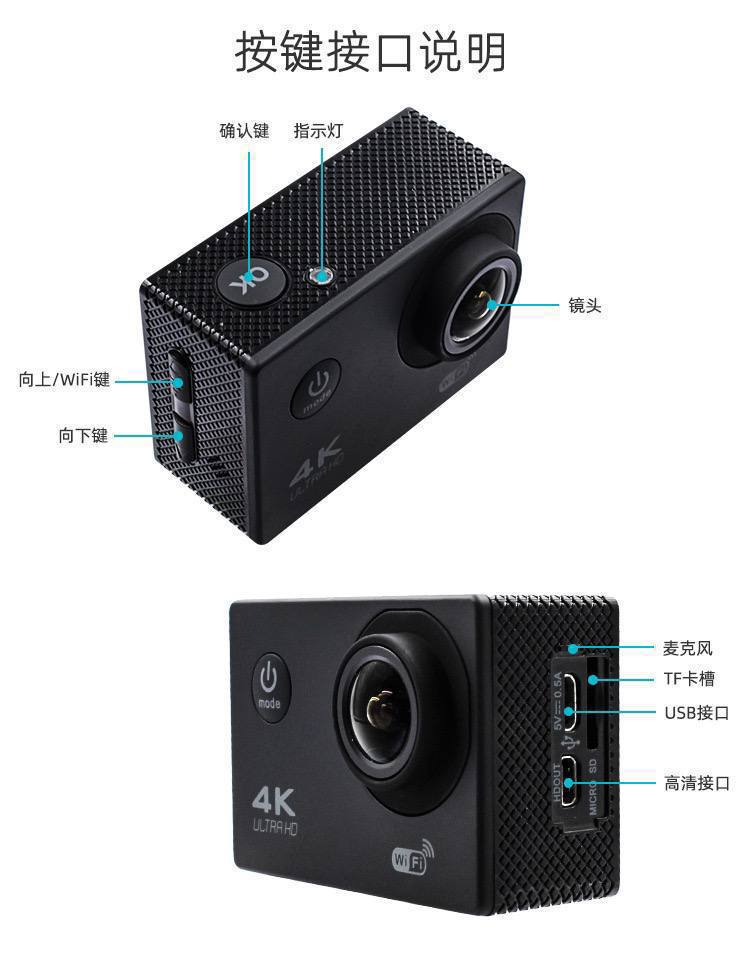 Camara de Aciion Resistente a Climas Extemos 10.0 TECNOLOGIA