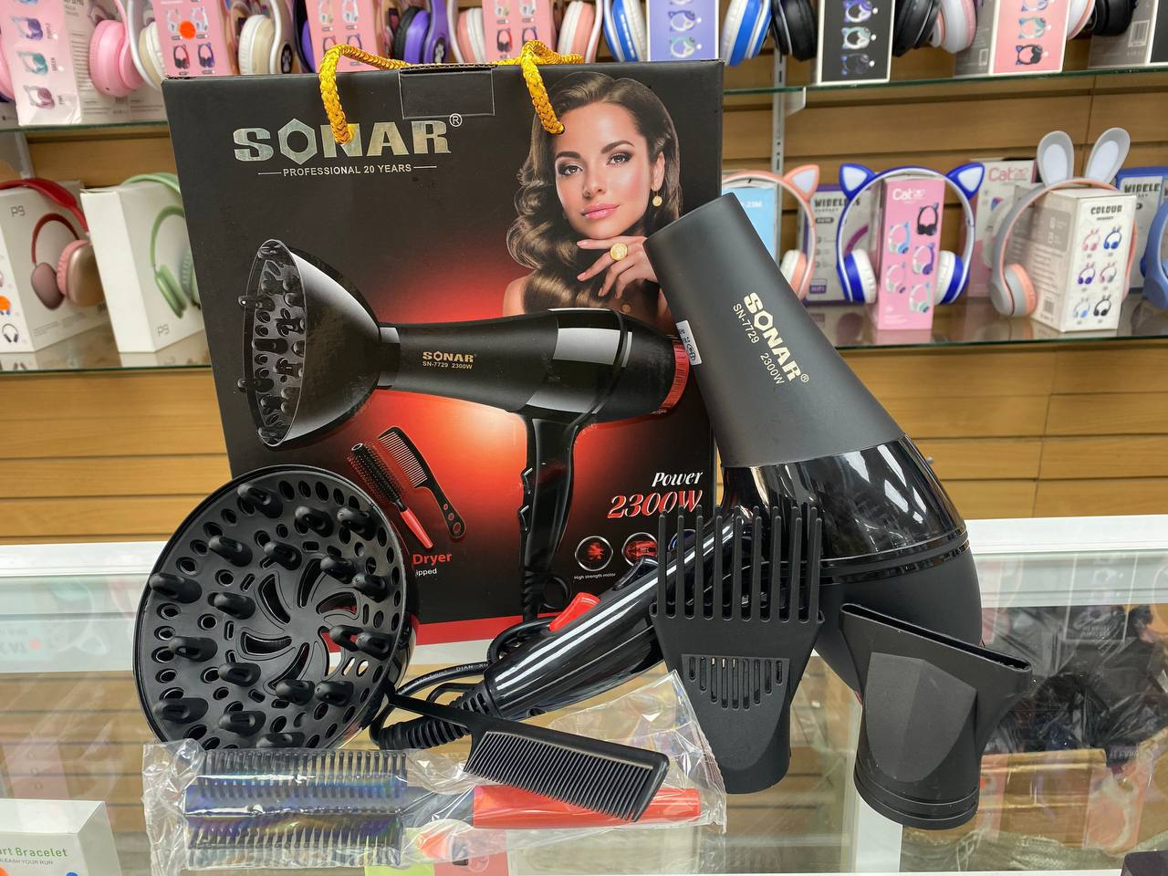 Secador de Cabello Sonar con Accesorios 14.0 ESTETICA