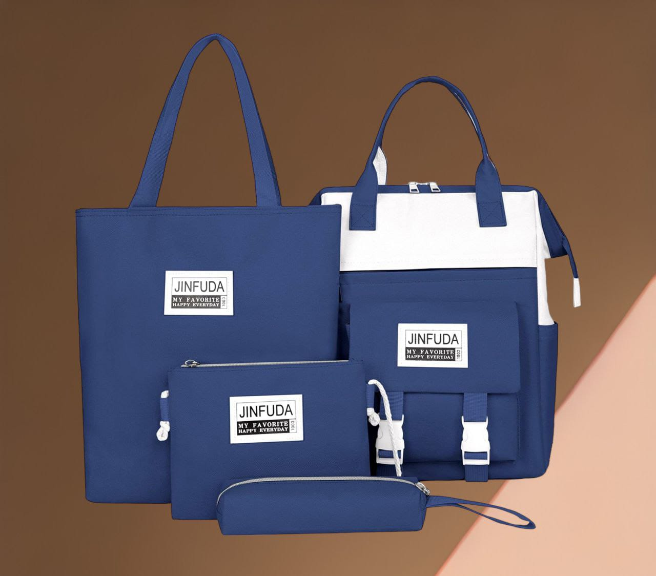 🎒 SET DE MOCHILAS JINMA (4 PIEZAS) 11.0