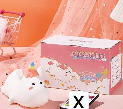 LÁMPARA DE NOCHE UNICORNIO TÁCTIL 13.0 HOGAR
