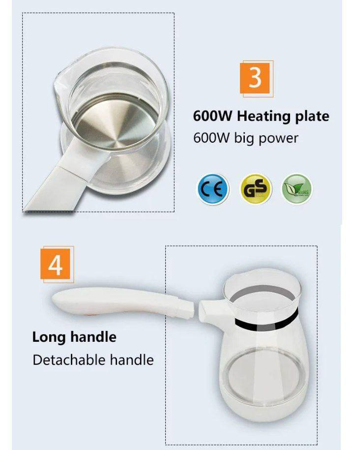 ☕ CAFETERA ELÉCTRICA PORTÁTIL 600W 13.0 ELECTRODOMESTICOS