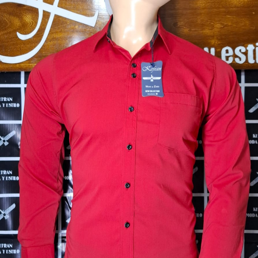 CAMISA MANGA LARGA - ESTILO JUVENIL R2 ROPA DE HOMBRE