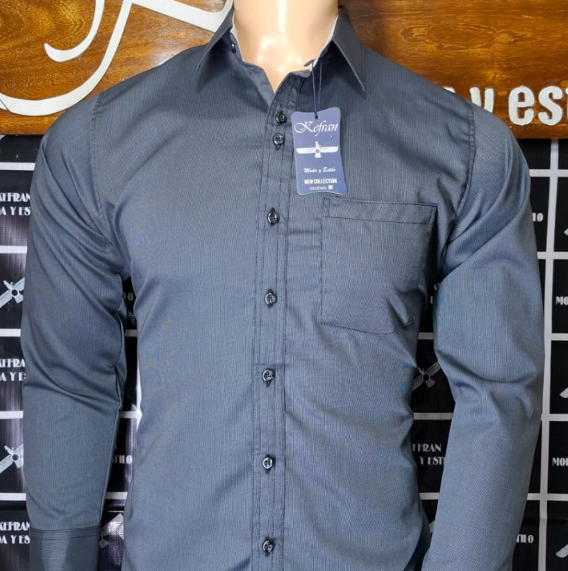 CAMISA MANGA LARGA - ESTILO JUVENIL R2 ROPA DE HOMBRE