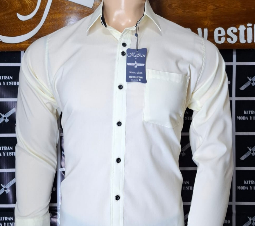 CAMISA MANGA LARGA - ESTILO JUVENIL R2 ROPA DE HOMBRE