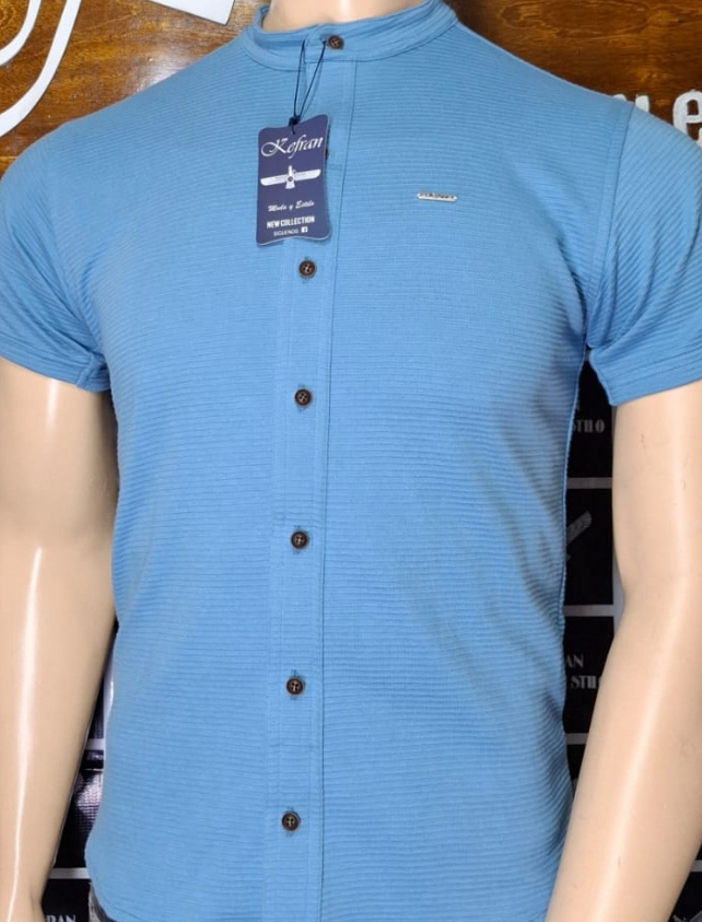 CAMOSA CON CUELLO MILITAR - R2 - ROPA DE HOMBRE