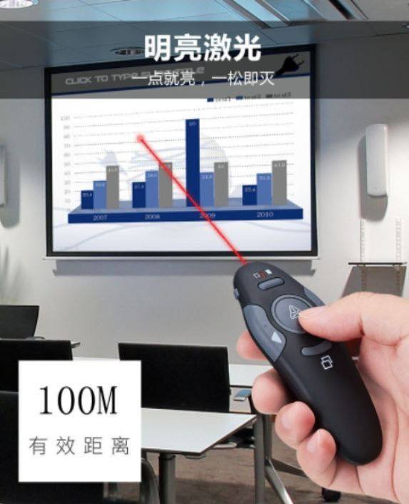 Mando/puntero para presentaciones (tipo "clicker"). 13.0 TECNOLOGIA