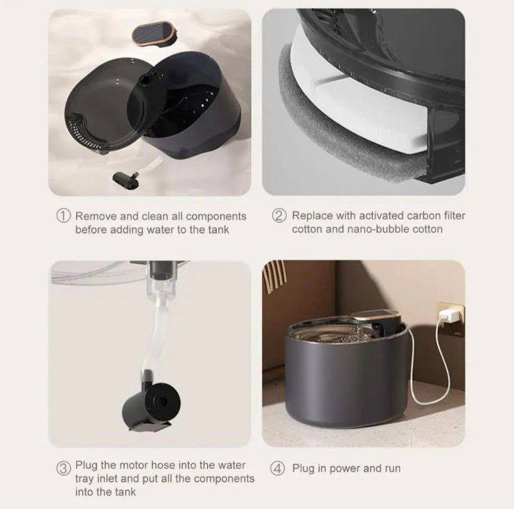 Fuente de agua automática para mascotas (Código: 17120-230). 13.0