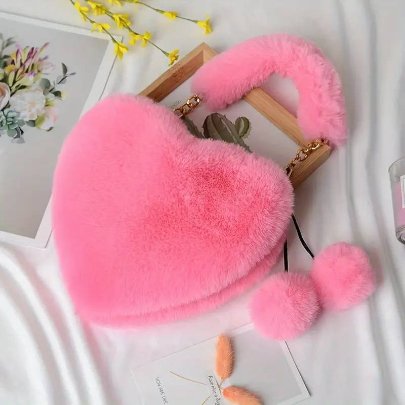 CARTERA CORAZON PELUCHE 1.0