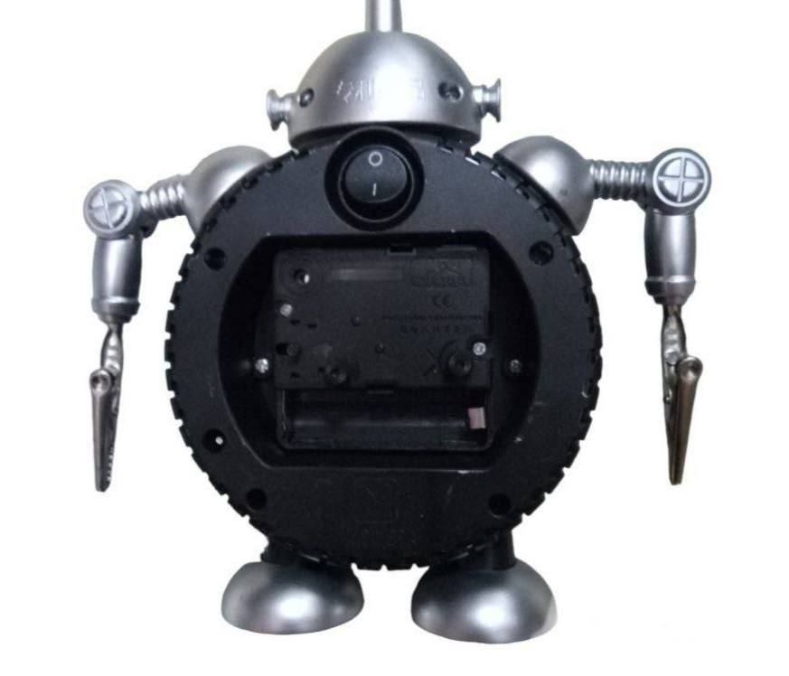 Lámpara LED Robot con Alarma y Espejo 13.0 HOGAR