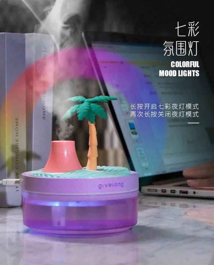 Humidificador con Forma de Paisajes y Luz Nocturna -13.0 HOGAR