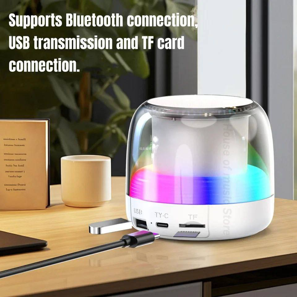 Altavoz Portátil Bluetooth con Luz LED 13.0 TECNOLOGIA - HOGAR