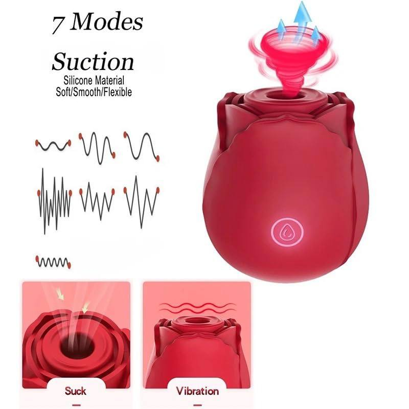 Consolador Tipo Flor con Tecnología Air Pulse 1.0 SEX-SHOP