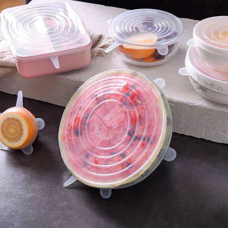 Set de Tapas de Silicon Transparente - COCINA 1.0
