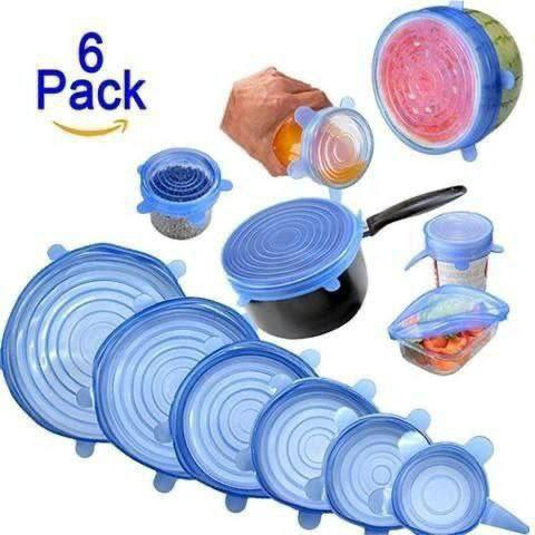 Set de Tapas de Silicon Transparente - COCINA 1.0