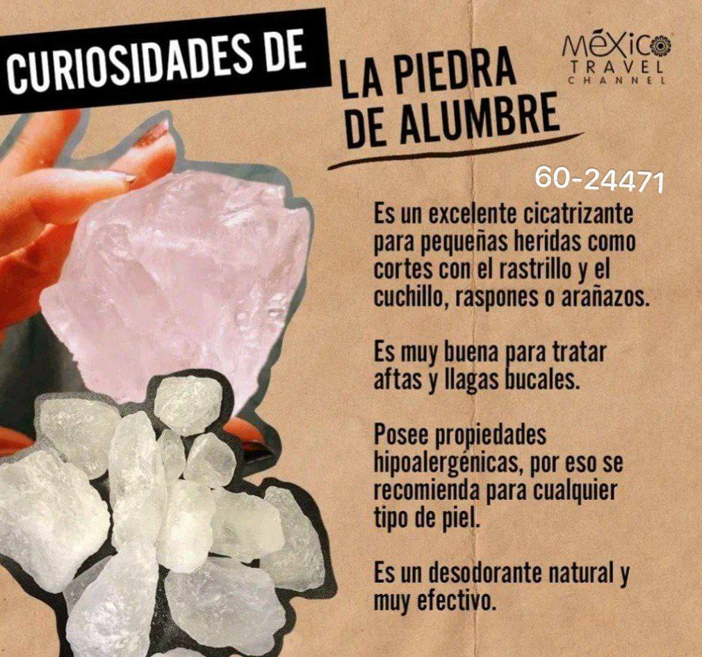 Piedra de Alumbre Natural 15.0 COSMETICOS