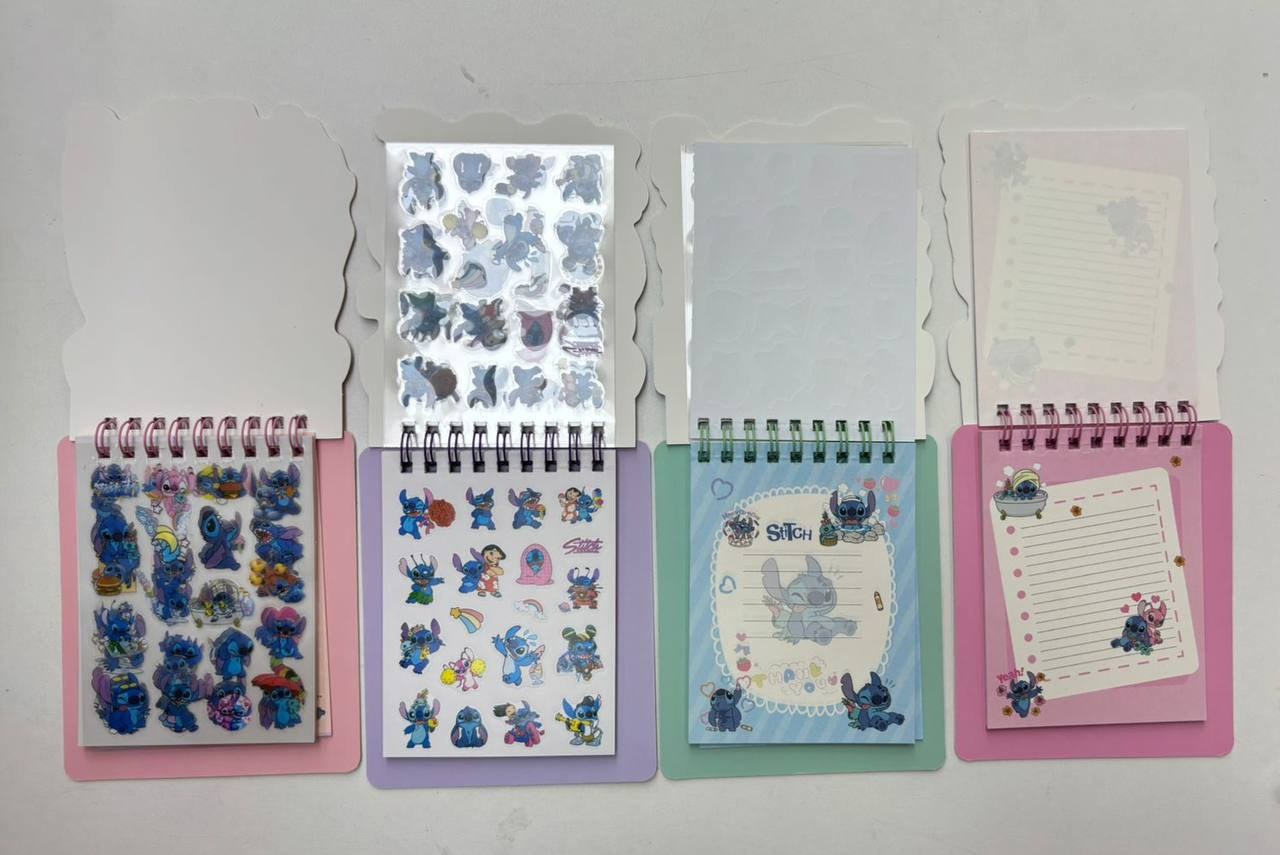 Cuaderno de Stickers Stich 8.0 PAPELERIA