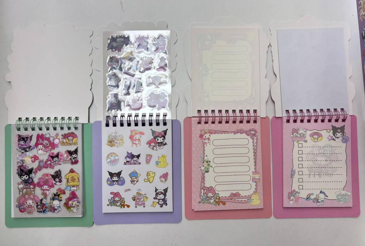 Cuaderno de Stickers Sanrio 8.0 PAPELERIA