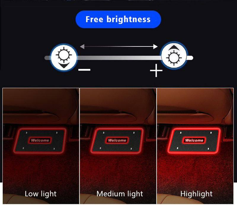 Alfombrillas LED 2 Piezas para Auto