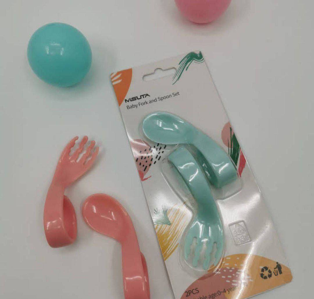 Cubiertos Curbados Para Bebe 20.0 BEBE