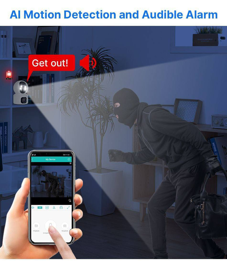 Cámara de Seguridad HD con IA 13.0 TECNOLOGIA