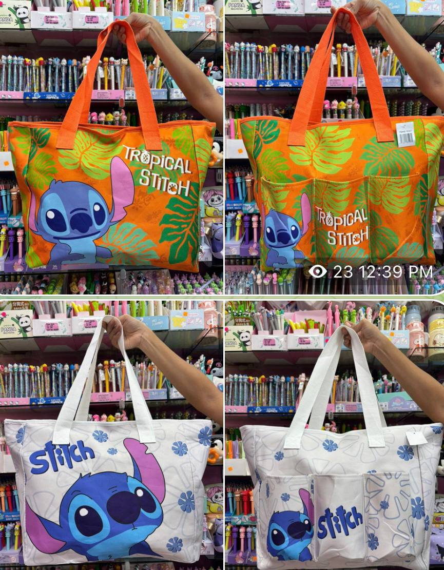 Z-Bolso de Stitch en Lona