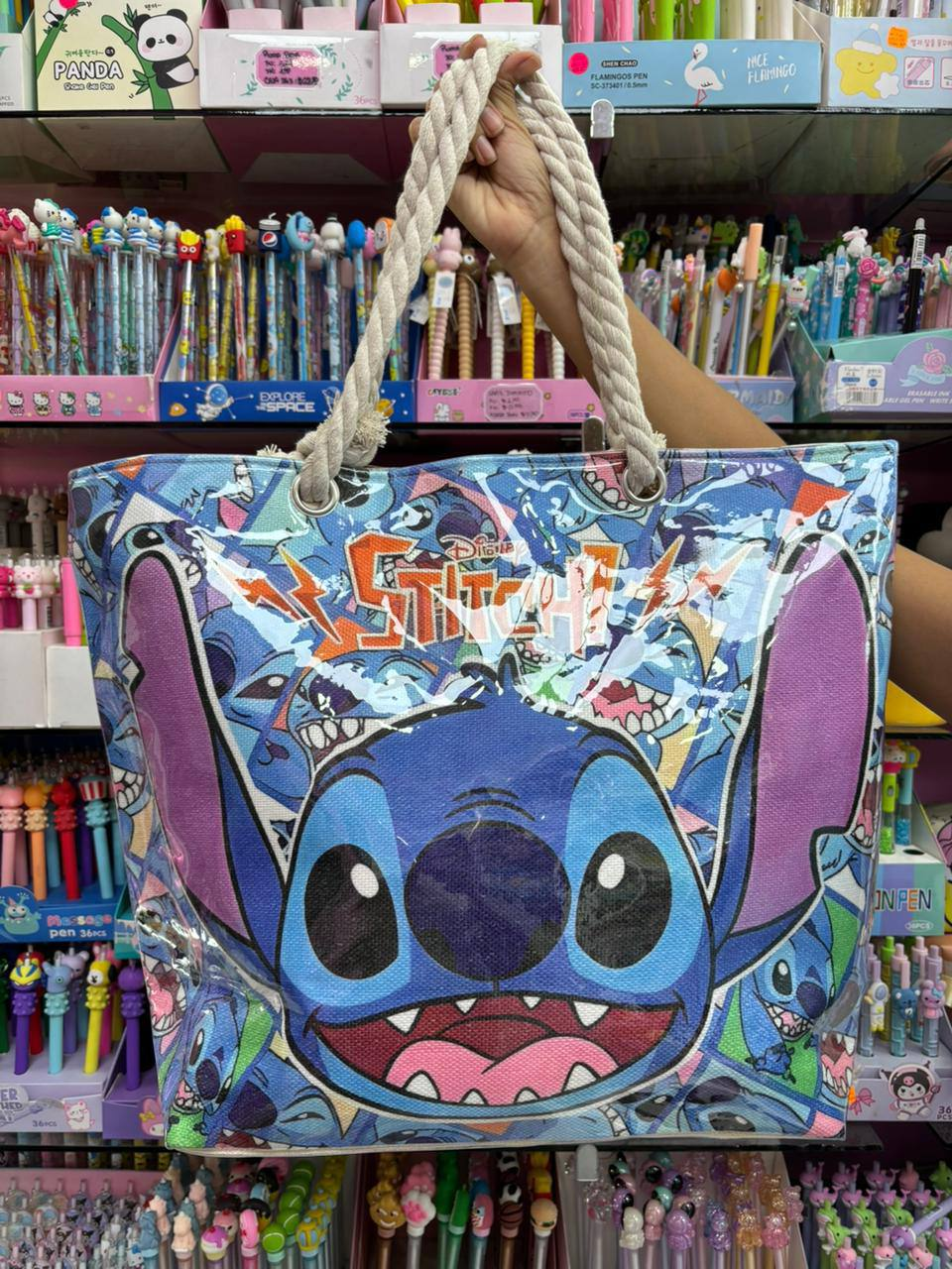 Z Bolso de Stitch en Plástico Grueso 8.0