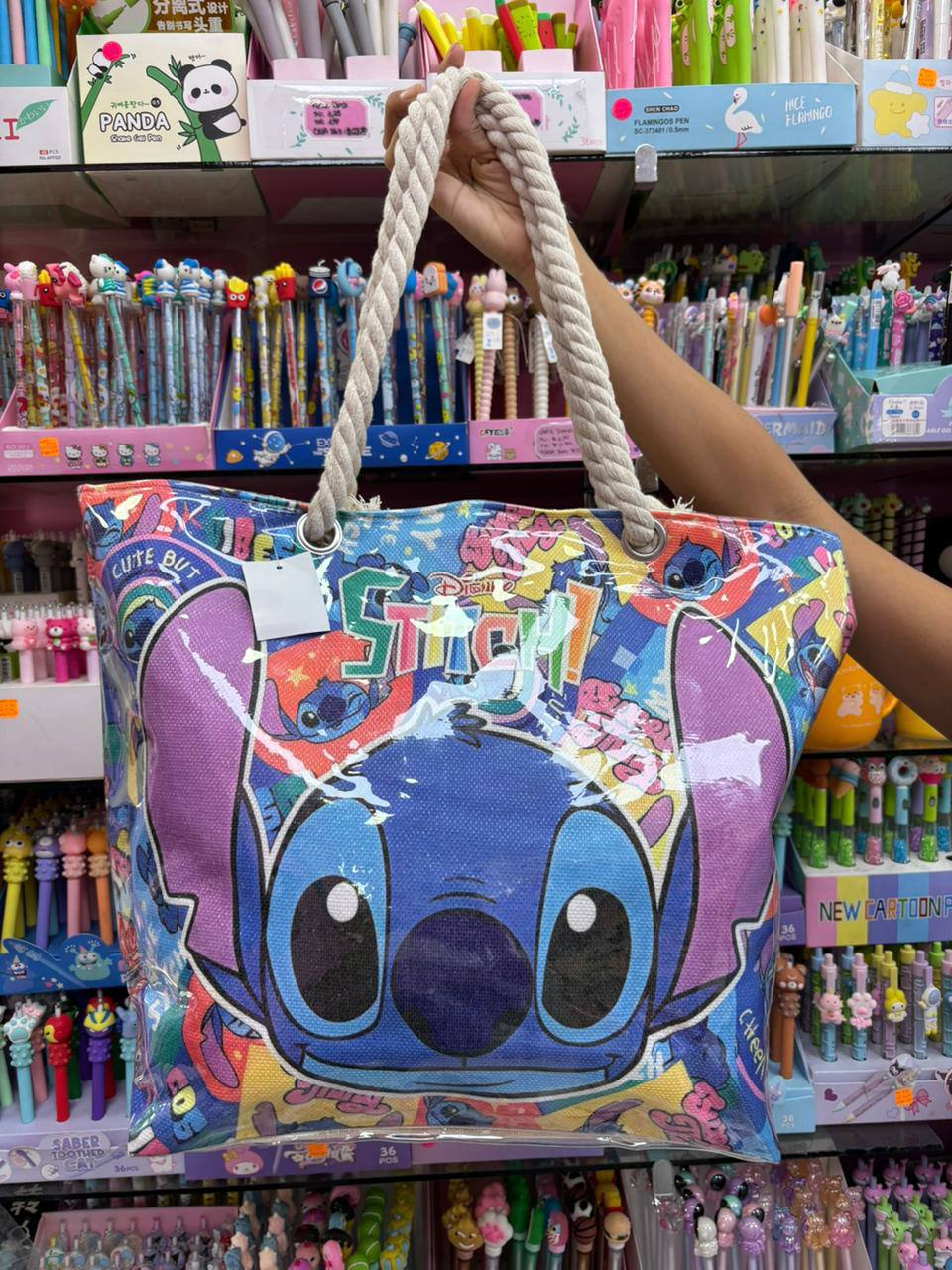 Z Bolso de Stitch en Plástico Grueso 8.0