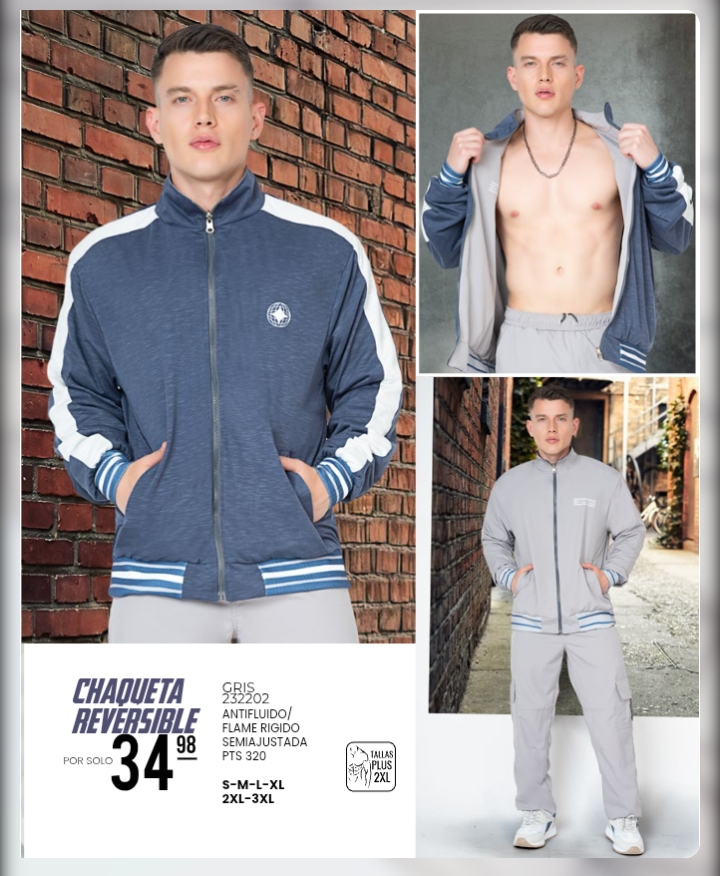 Chaqueta Reversible de Caballero R5