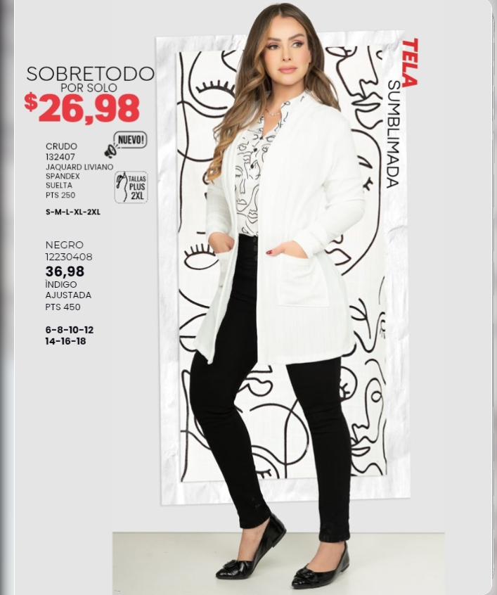Sobretodo R5 ROPA DE MUJER