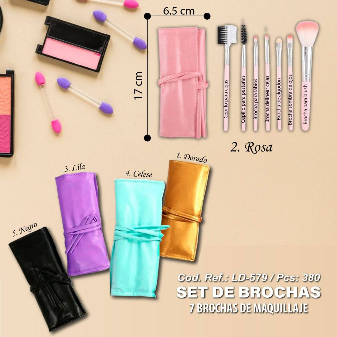 Brochas Profesionales LD-579 15.0 BELLEZA