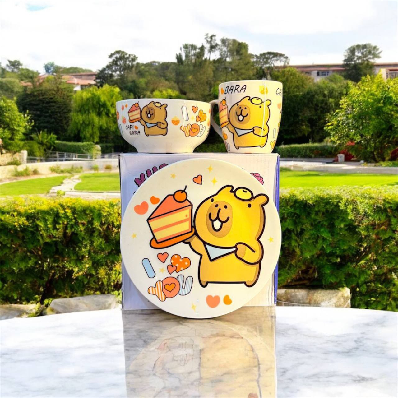 Vajilla Infantil de Ceramica (3 Piezas) 21.0 HOGAR