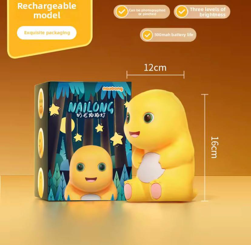 Lámpara Nocturna de Dragoncito Recargable 13.0 HOGAR - INFANTIL