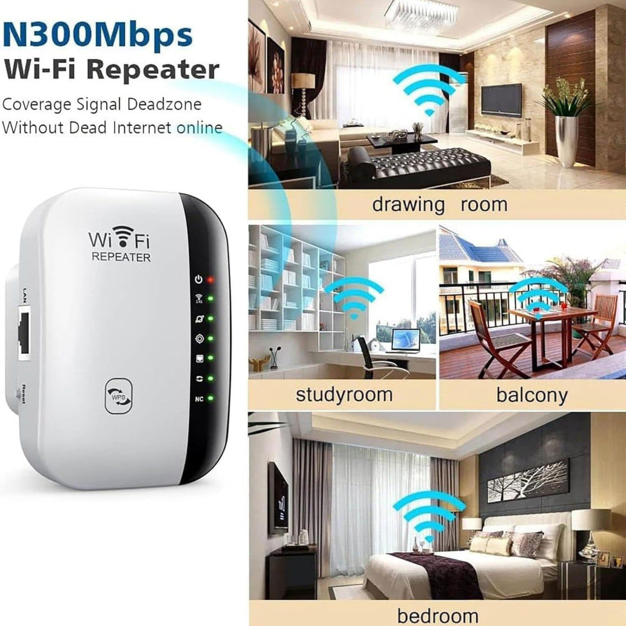 Repetidor WiFi 300 Mbps 23.0 TECNOLOGIA