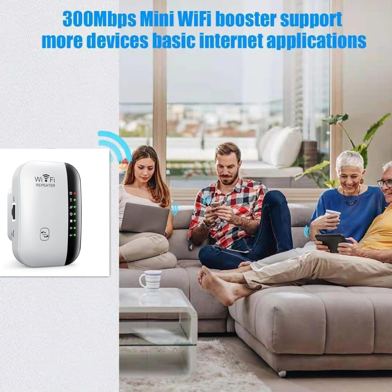 Repetidor WiFi 300 Mbps 23.0 TECNOLOGIA