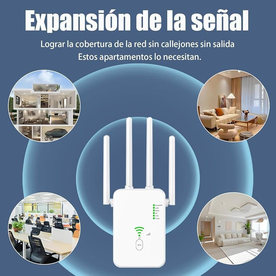 Repetidor WiFi de 4 Antenas 23.0 TECNOLOGIA