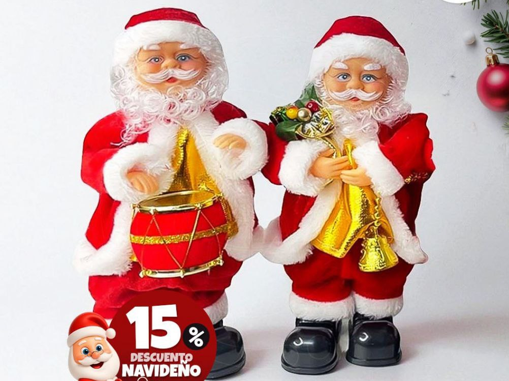 Papá Noel Musical 30 cm. 17.0 NAVIDAD