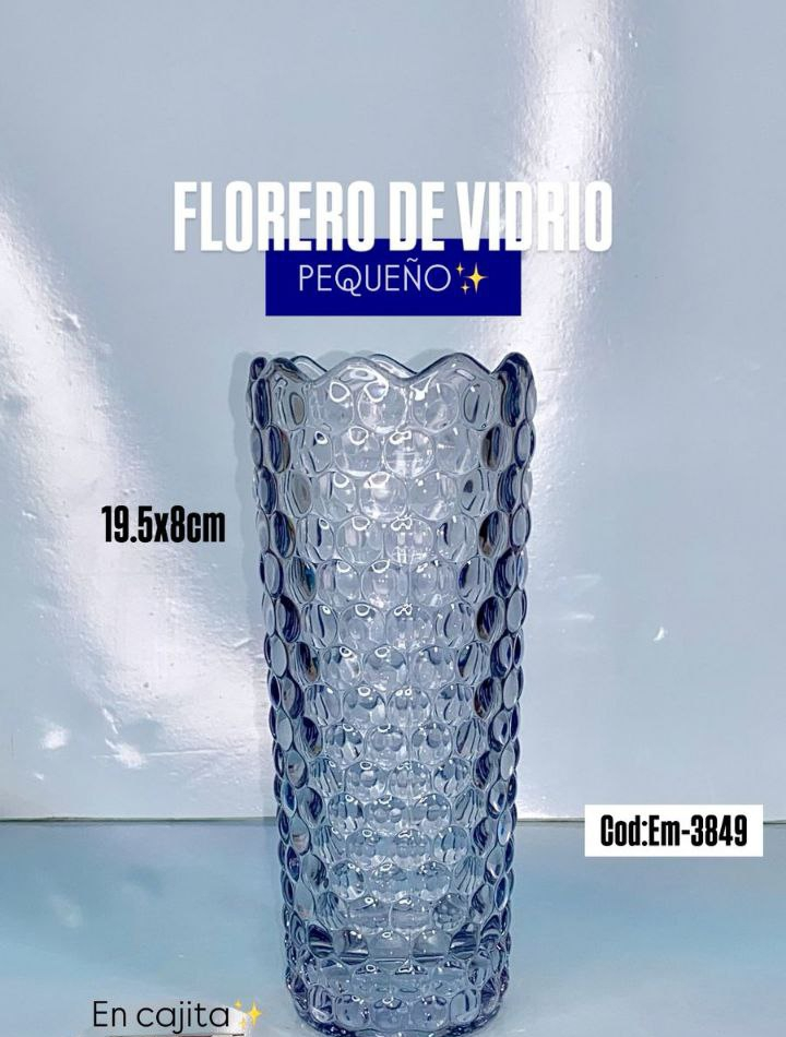Florero de Vidrio 17.0 HOGAR