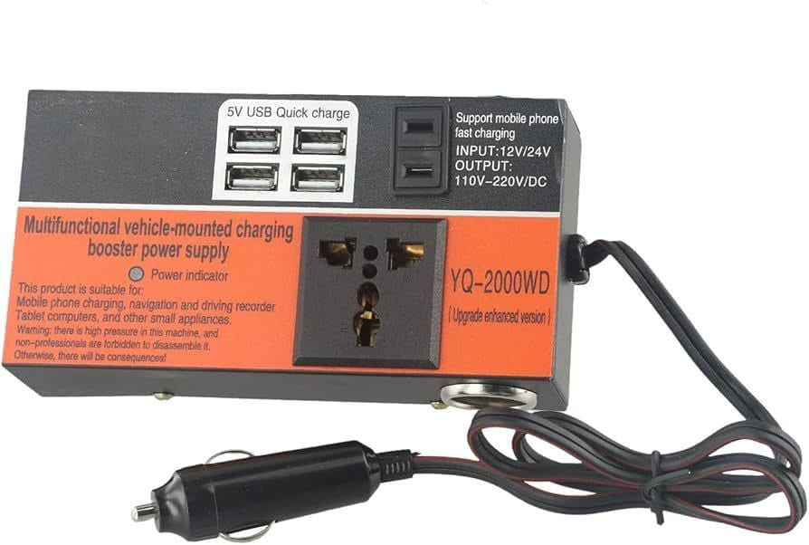 Inversor de 12 V a 110 V 16.0 VEHICULOS