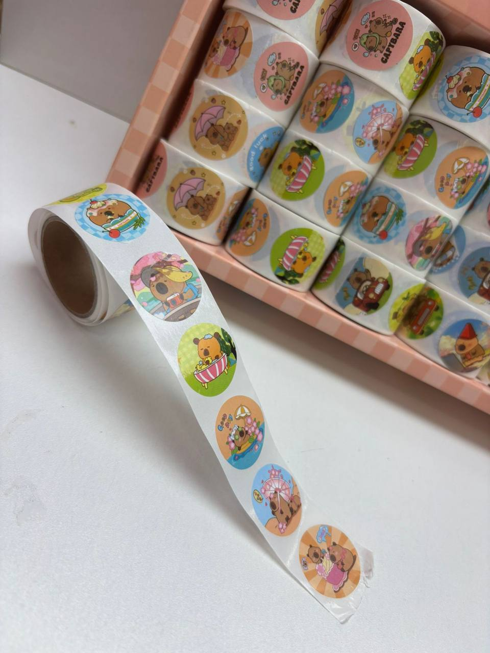 20 Rollos de Stickers 8.0 PAPELERIA