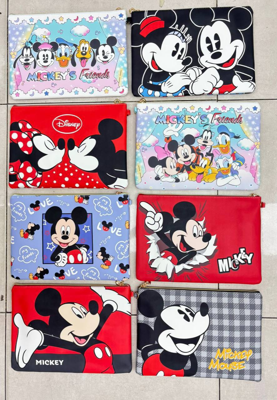 Set de 4 Cartucheras de Diferente Tamaño de Dideño Mickey 8.0 HOGAR - PAPELERIA