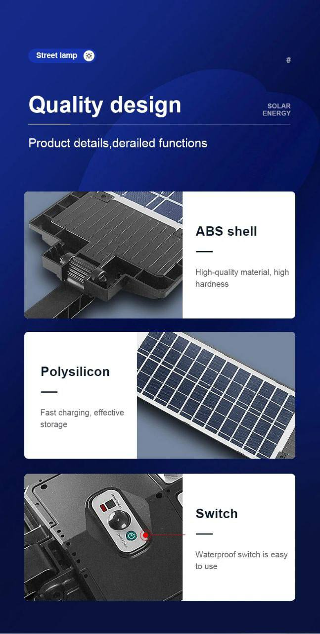 Lámpara Solar para Exteriores 13.0 TECNOLOGIA