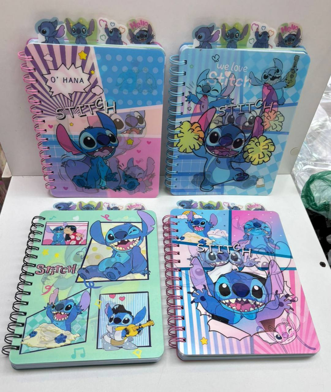 Cuaderno A5 Reflectivo con Diseño de Stitch 8.0 PAPELERIA