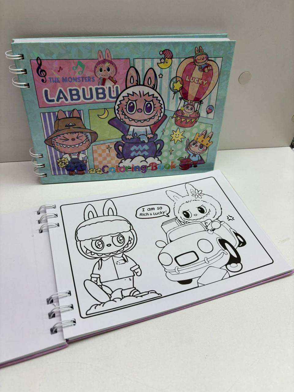 Libreta para Colorear Labubu 8.0 PAPELERIA